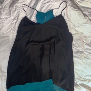 Express Black and green Camisole Top